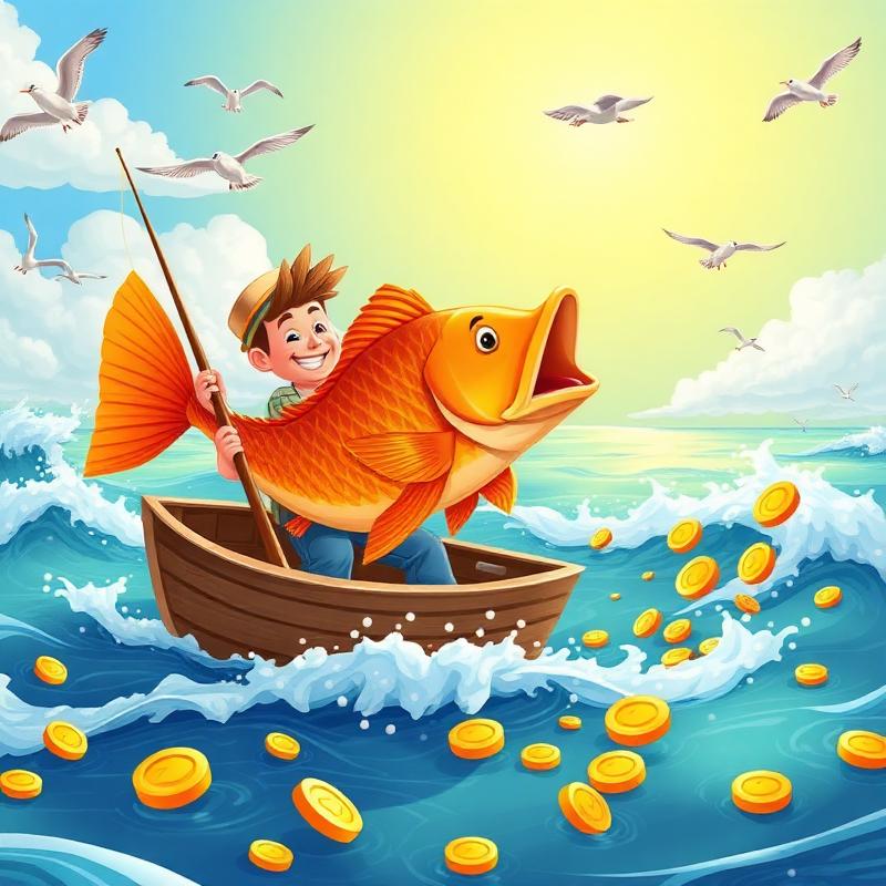 Fishin Frenzy slot game artwork
