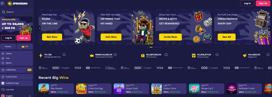 SpinoRhino casino preview