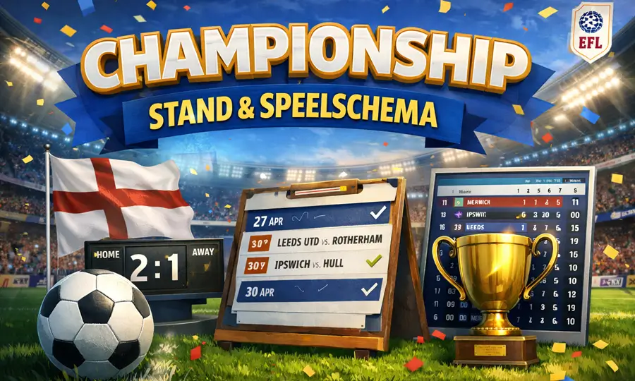 Championship Stand en Speelschema