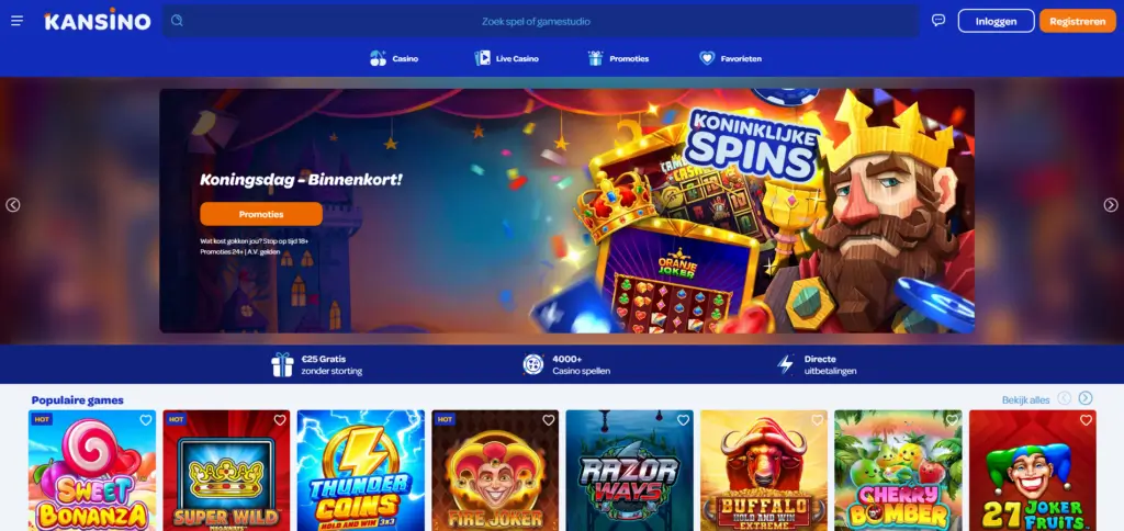 Kansino account tijdelijk sluiten of definitief verwijderen