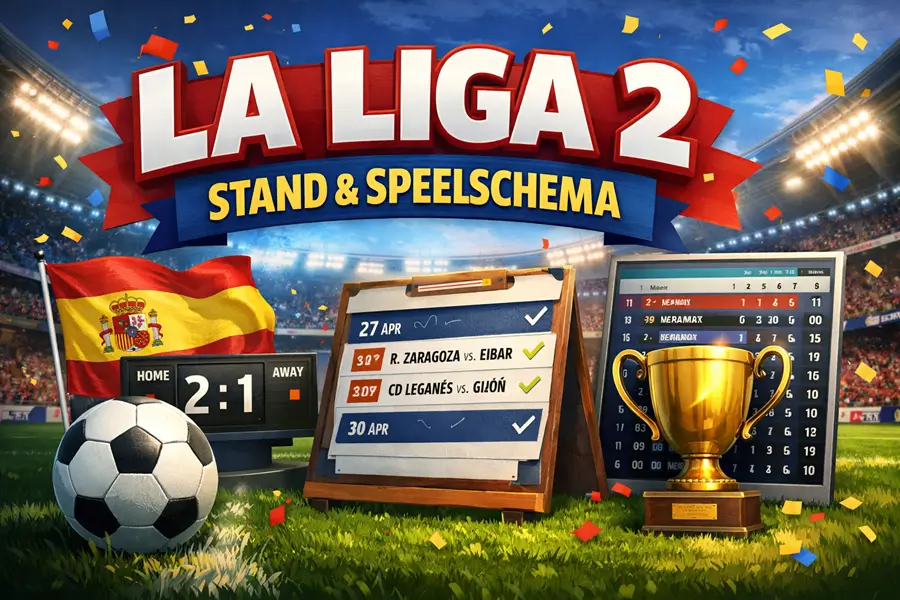 La Liga 2 Stand en Speelschema