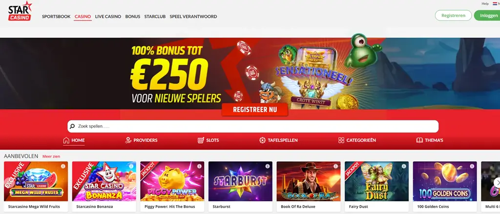 Starcasino lanceert in Nederland