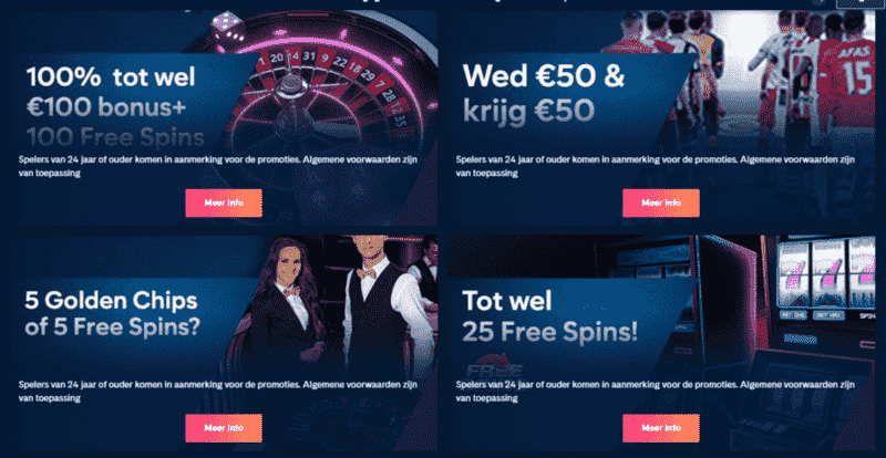 Holland casino bonussen