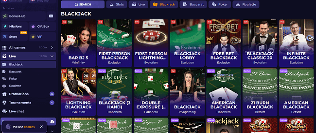 Live casino van Corgislot casino