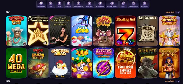 Spelaanbod van Funbet casino img