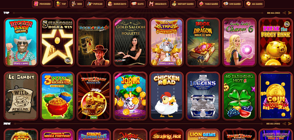 Spelaanbod van Magius casino