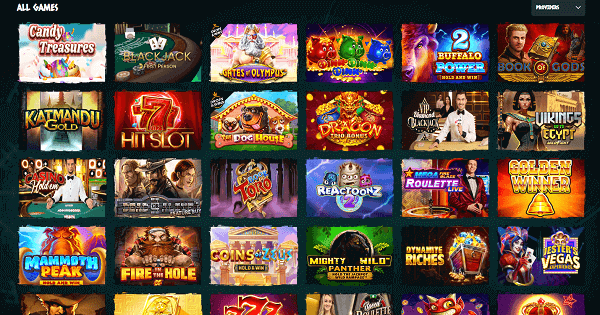 Spelaanbod van Nords casino