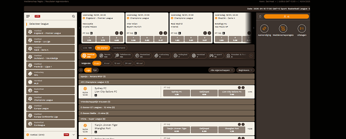 Sportsbook van Fat pirate casino