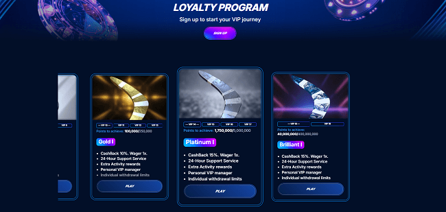 Vip programma van bm.bet casino