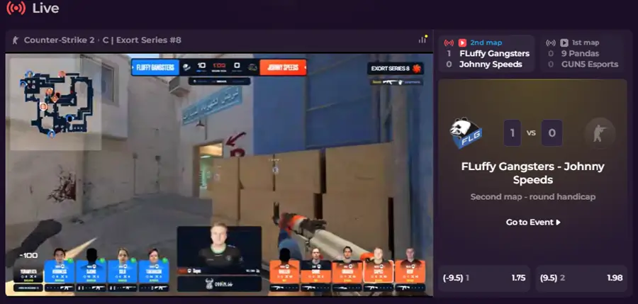WEDDEN op counterstrike bij zumospin