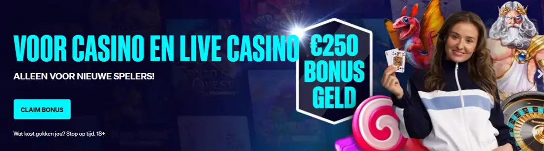 betcity 250 euro bonus geld voor live casino