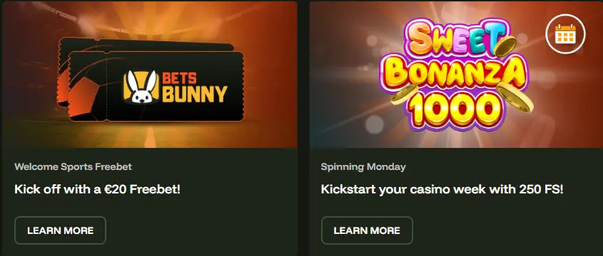 bonus promoties bets bunny