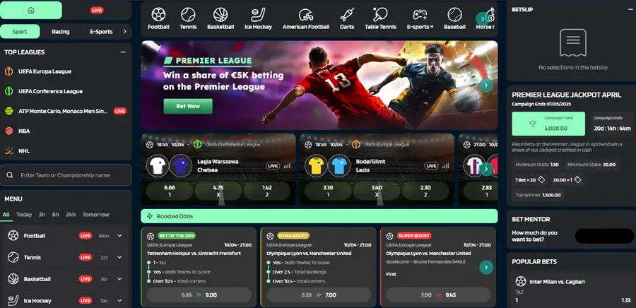 dynabet sportsbook screenshot img