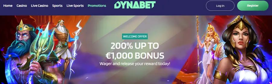 dynabet welkomstbonus banner img
