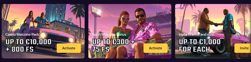 gtbet welkomstbonus banner