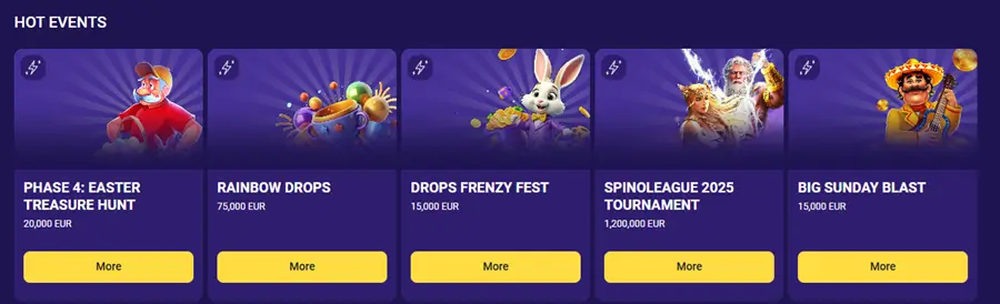 igobet hot events promotions screenshot