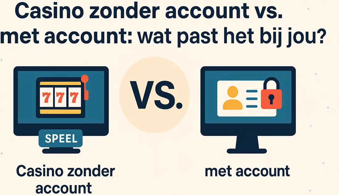 Casino zonder account vs. met account: wat past het best bij jou?
