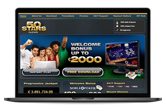 50 Stars Casino logo