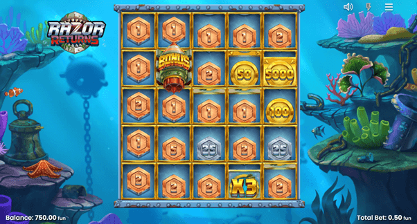 Bonus features voor de Online Casino Slot Razor Returns
