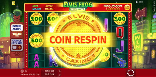 Bonus spel op de Online slot voor Nederlanders Elvis Frog True Ways