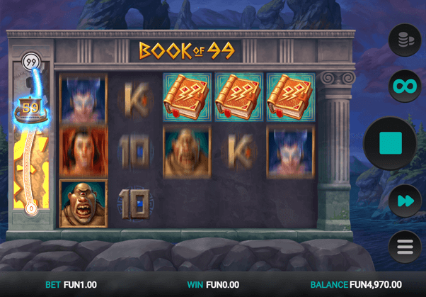 Gratis spins Feauture op de online Casino Slot Book of 99