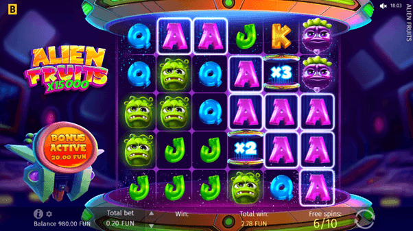 Gratis spins bonus game
