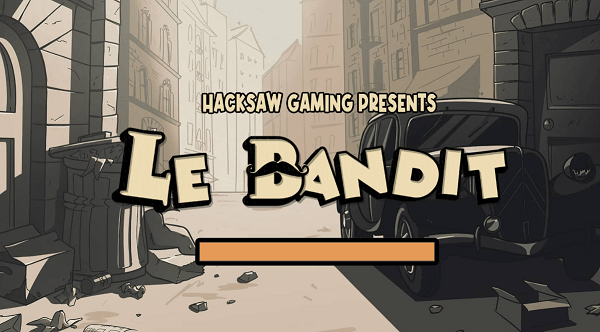 Le bandit online gokkast startscherm