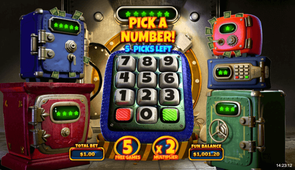 Ontcijfer de kluis in de online Casino Slot Cash Bandits 3