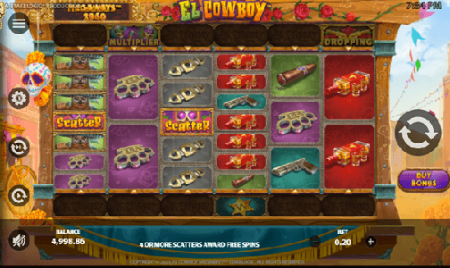Scatter symbolen in de online slot El Cowboy Megaways