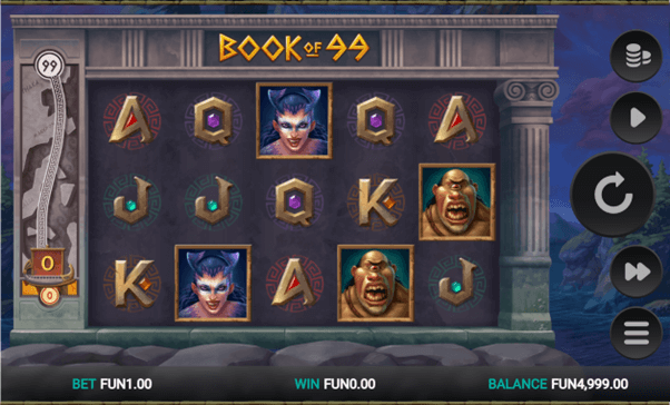 Symbolen en hun waarden op de online Casino Slot Book of 99