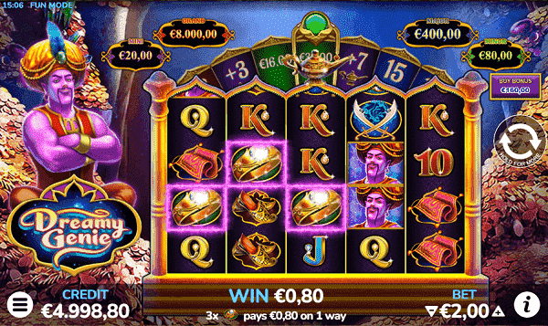dreamy genie slot screenshot