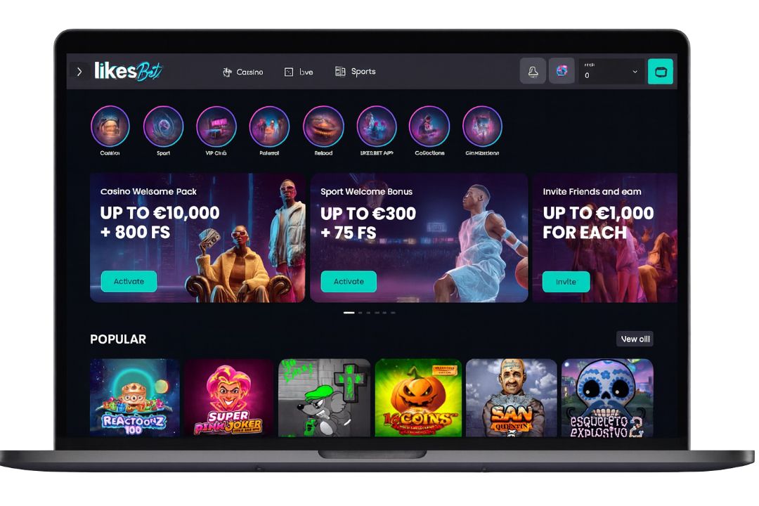 likes.bet laptop mockup