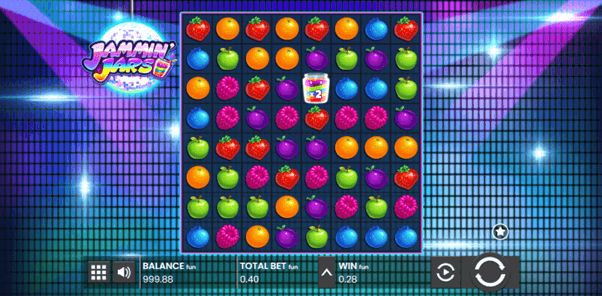 winnende combinatie op de online slot Jammin Jar